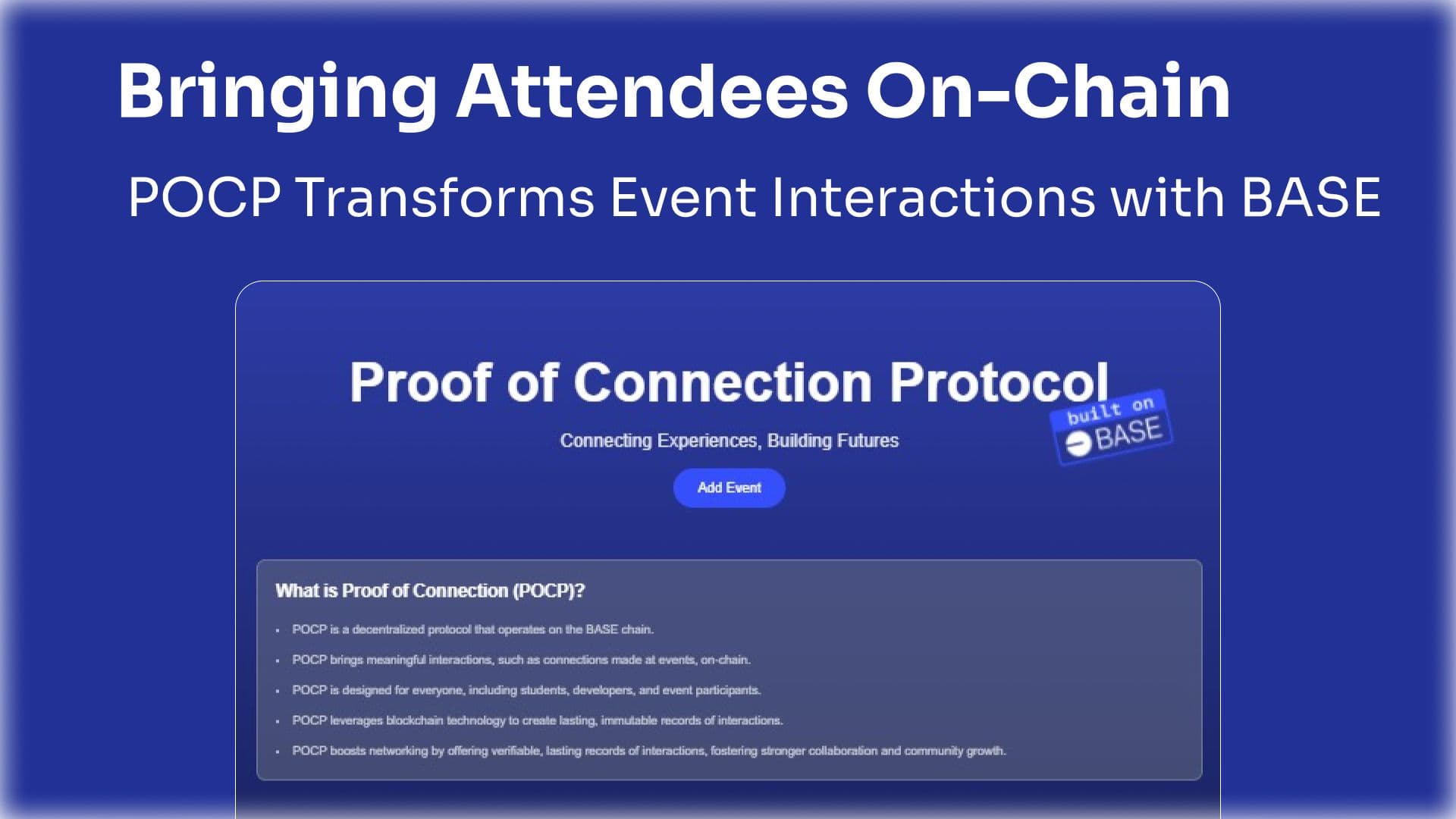 Proof of Connection Protocol